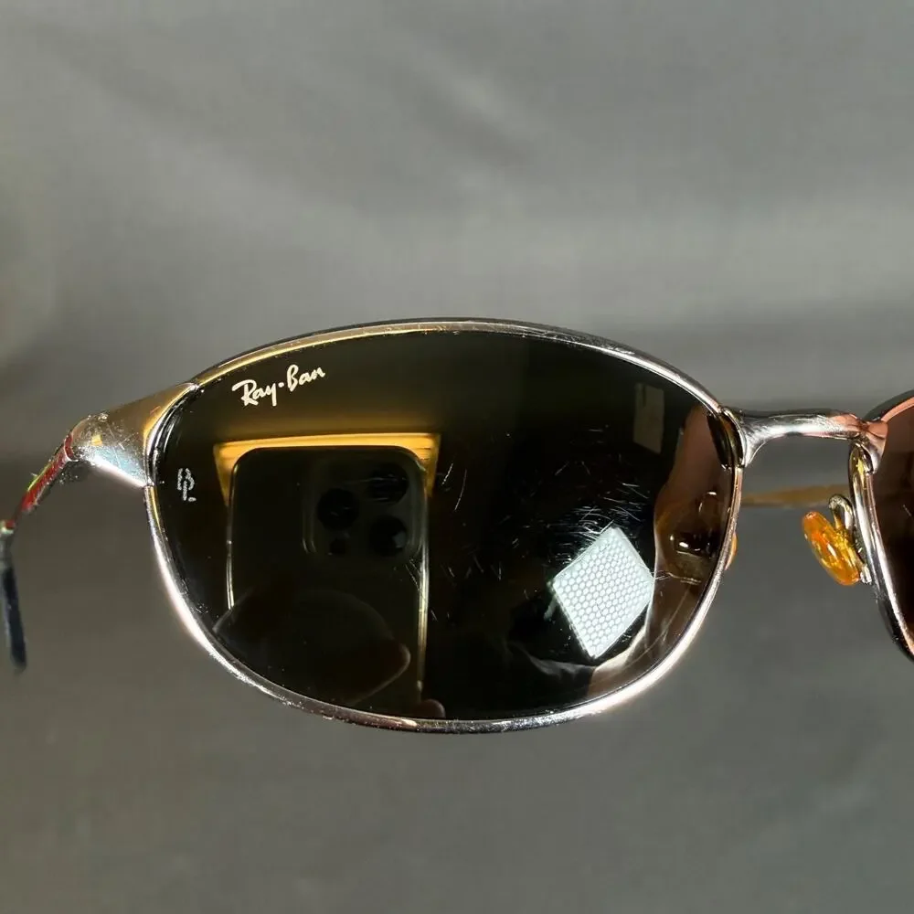 Ray Ban B & L Bausch Lomb W2962 Sidestreet Chrome Frame Vintage sunglasses RARE